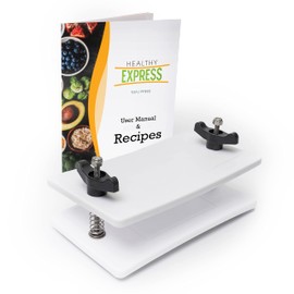 Extra Firm Tofu Press by Healthy Express - Premium Curved Plates for Superior Pressing Results on Firm and Extra Firm Tofu. Healthy Eating is Now Easier. (2-Post/2-Spring)