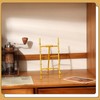 MorningRo Gold Metal Easel Stand 10 x 5.5 x 5
