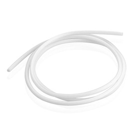 AMX3d PTFE Teflon Bowden Tube for 1.75 Filament (2.0mm ID/4.0mm OD) 2.0 Meters – White Connector Tubing for 3D Printer