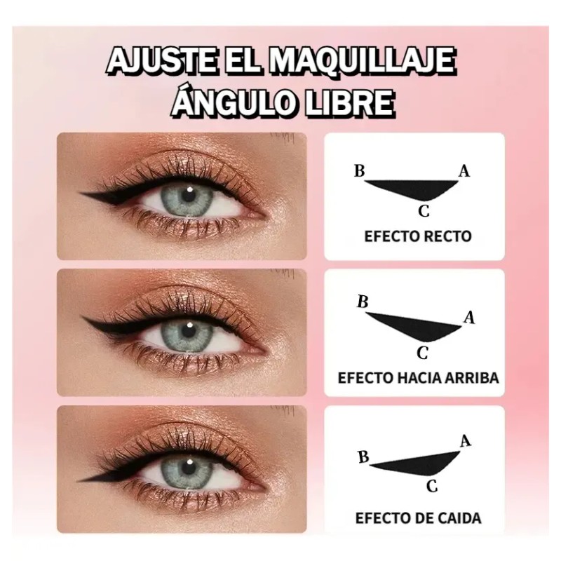 Shedoes Doble Sello Delineador De Ojos Waterproof