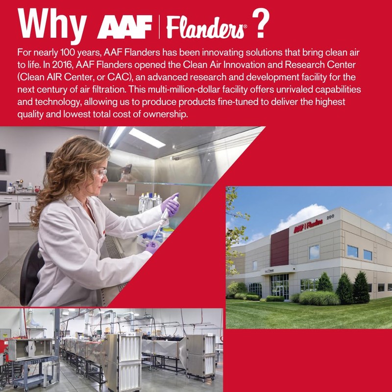 Flanders EZ-Flow II 12x20x1 Air Filters, MERV 1, Furnace, HVAC,
