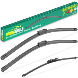 24" 20" 12" Windshield Wiper Blades Replacement for Land Rover Discovery 2017 2018 2019 2020 2021 2022 2023 2024 Discovery 5 Premium All Weather Front Rear Wipers Set - OEM Quality (Pack of 3)