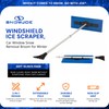 Snow Joe 18" Telescoping Snow Broom & Ice Scraper for