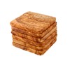 Cleminson Olive Wood Coasters 9cm (Set of 6) in Cotton