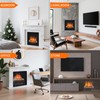 Innoflame 21" Electric Fireplace Log Set, Fireplace Insert with Realistic