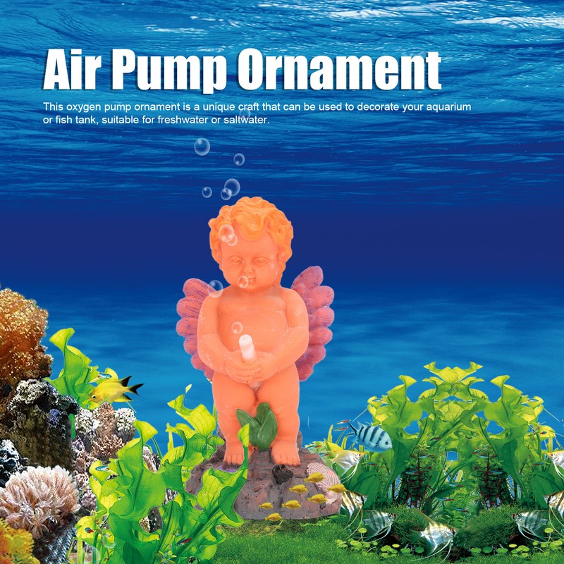Oxygen Pump Decoration Fade Resistant Toxic Free Resin Craft Air