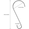 Hotop 6 Pieces Heavy Duty Big S Hooks Bird Feeder