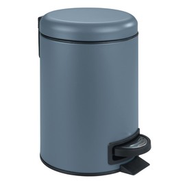 WENKO Leman Cosmetic Pedal Bin Slate Blue 3 L