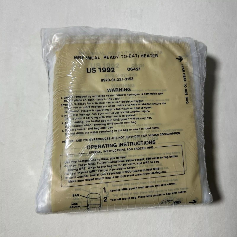 US1992 MRE Flameless Ration Heaters -12 Pack- Unopened Camping 8970-01-321-91