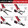 ARROW Snap Ring Pliers Set, 4-Piece Internal/External Circlip Tool Kit