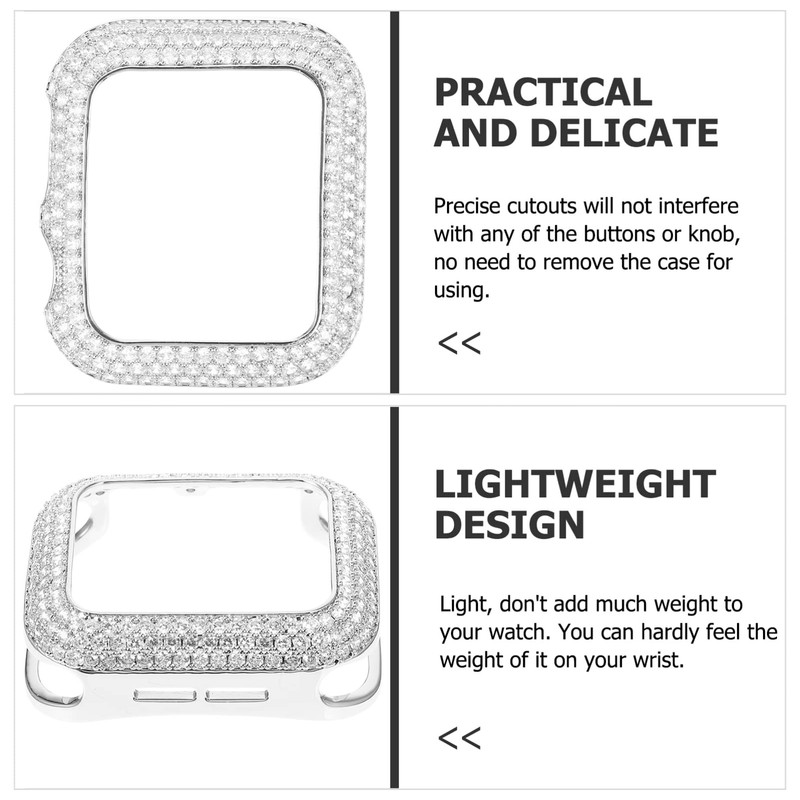 Gatuida Shiny Watch Case Protector for Glitter Cover Compatible Series