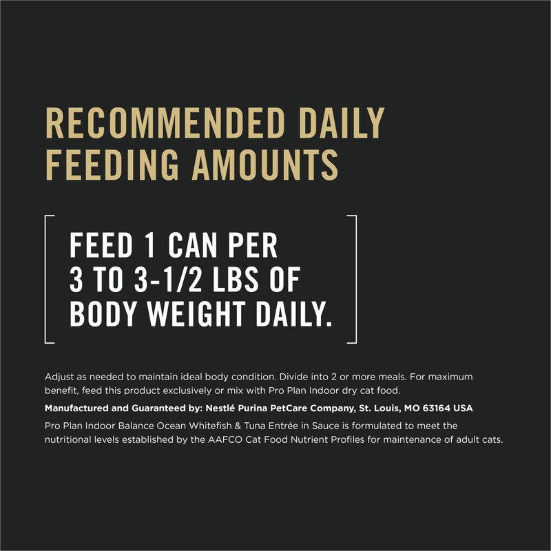 Purina Pro Plan Indoor Balance Ocean Whitefish and Tuna in