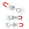 Favordrory 6 Pack Toggle Latch Clamp, Pull Latch, Adjustable Toggle