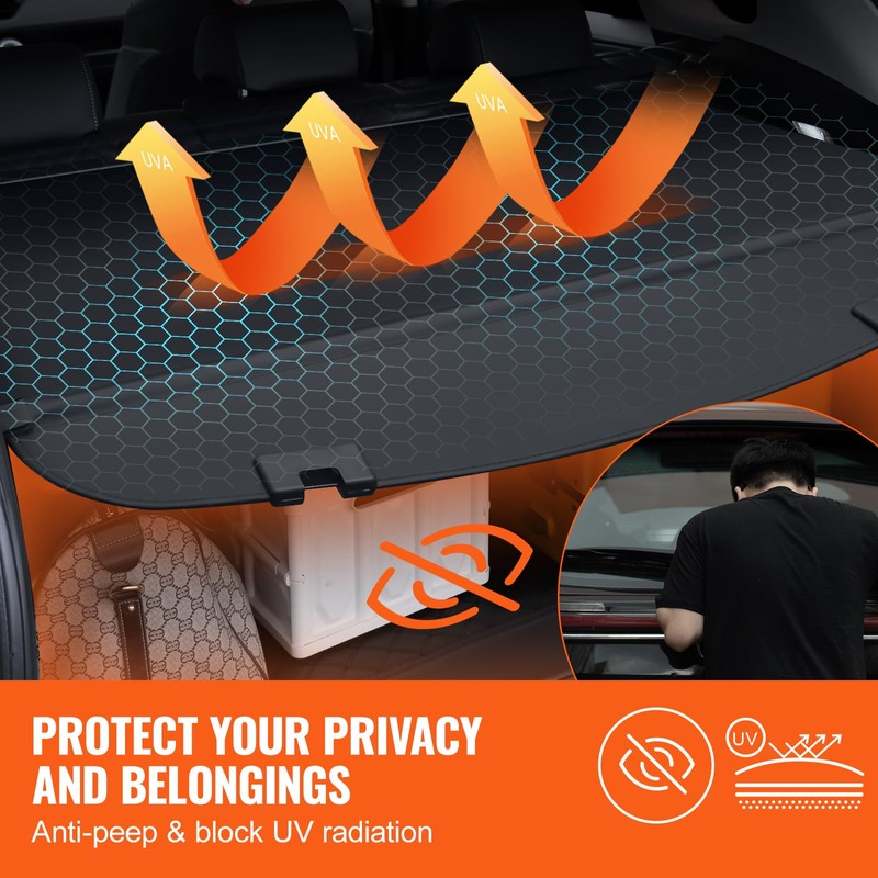 VEVOR Rear Cargo Cover for Mazda CX-5 5-Seater 2017-2024 2025