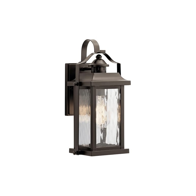KICHLER Linford 1-Light 13.75-in H Outdoor Wall Light in Olde