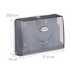 Relaxdays Paper Hand Towel Dispenser for H2 Paper Hand Towels