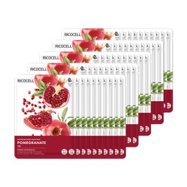 formulaLycocell Ricocell Nature Recovery Mask Pack Pomegranate 23g x 50 sheets / 리코셀 네이처 리커버리 마스크팩 석류 23g x 50장