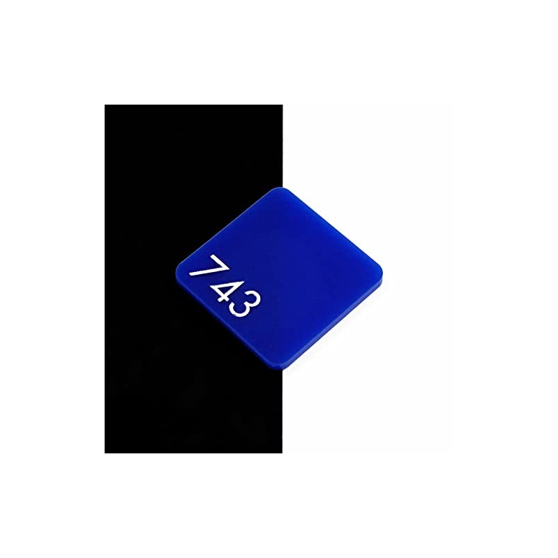 Perspex 743 Blue Cast Acrylic Sheet - 300x250x3mm