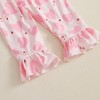 MAHUAOYIXI Toddler Girl Pajamas Set Loungewear Sleepwear Outfits Heart Print