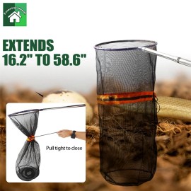 Unbranded Snake Catcher Hook Tool with Net Telescopic Reptile Grabber Handling Picker Tong