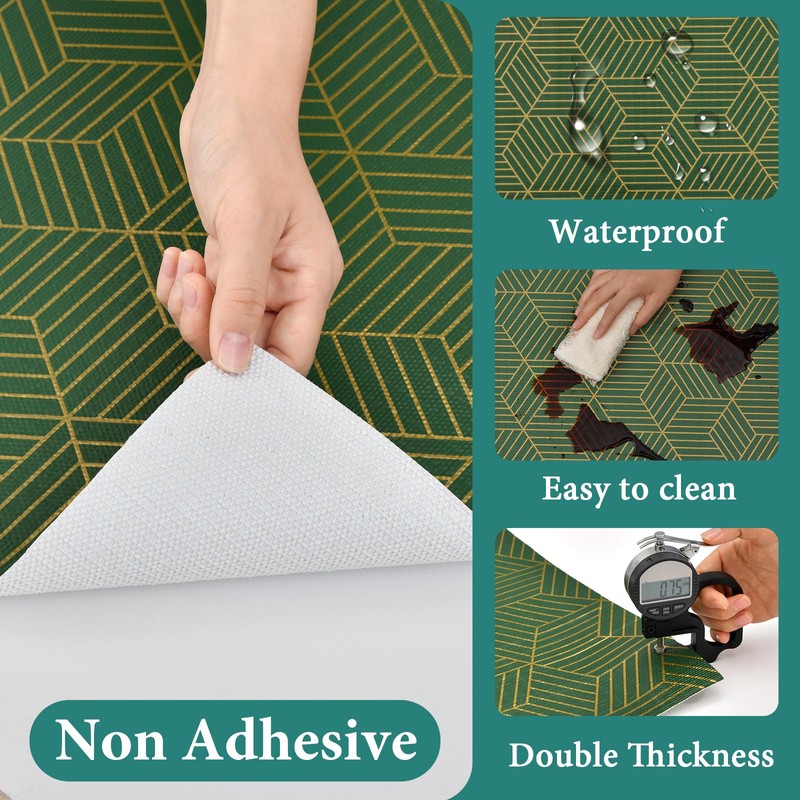 Shelf Liners for Kitchen Cabinets 17.5in x 20FT, Non Adhesive