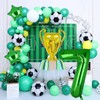 Soccer Balloons 7th Birthday Decoration for Boys, Soccer Balloons Foil
