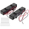 2Pcs 4 String Bass Pickup Bridge Volume Collection Equalizer Electric