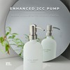 MaisoNovo Soap Dispenser 3-Piece Set | 16.9oz White Bottles with