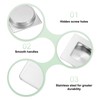 M METERXITY 4-Pack Recessed Finger Pulls, 2.75 Inch 304 Stainless