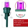 Honoson 180 Count 5 mm LED Christmas Replacement Bulbs Bulk