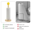 Wooden Kitchen Roll Holder, 2Pcs Wooden Paper Towel Holder, Sturdy