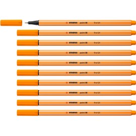 STABILO Fineliner point 88-10er Pack - orange