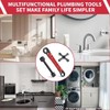 Plumbing Tools, Angle Stop Wrench Kit,Multifunctional Tool Kit,Professional Plumbers Wrench