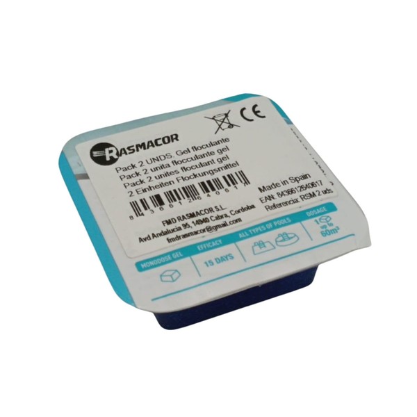 RASMACOR Pack of 2 Units Flocculant Gel Single Dose |