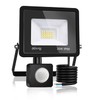 Blivrig LED Spotlight with Motion Sensor, Outdoor 20 W, Cool