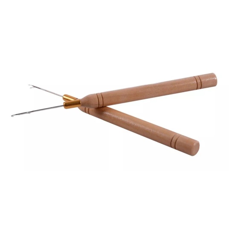 Gala Gancho Para Aplicar Extensiones Cabello Grapas Microchip