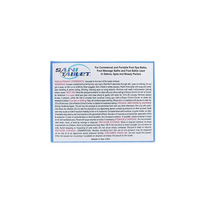 SANI CARE Sani-Tablet 100 Tablets (Model: SAN0100)