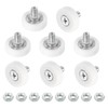QUARKZMAN Drawer Rollers, Nylon Cupboard, Drawer Roller, Replacement Wheels, Bearings,