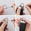 TISUR Keyring Titanium Extra Large D-Ring Key Car Motorcycle Keychain