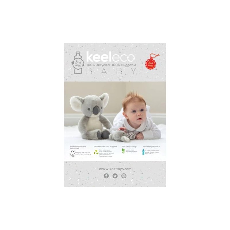 Soft Zebra Plush Eco Cuddle Zebra