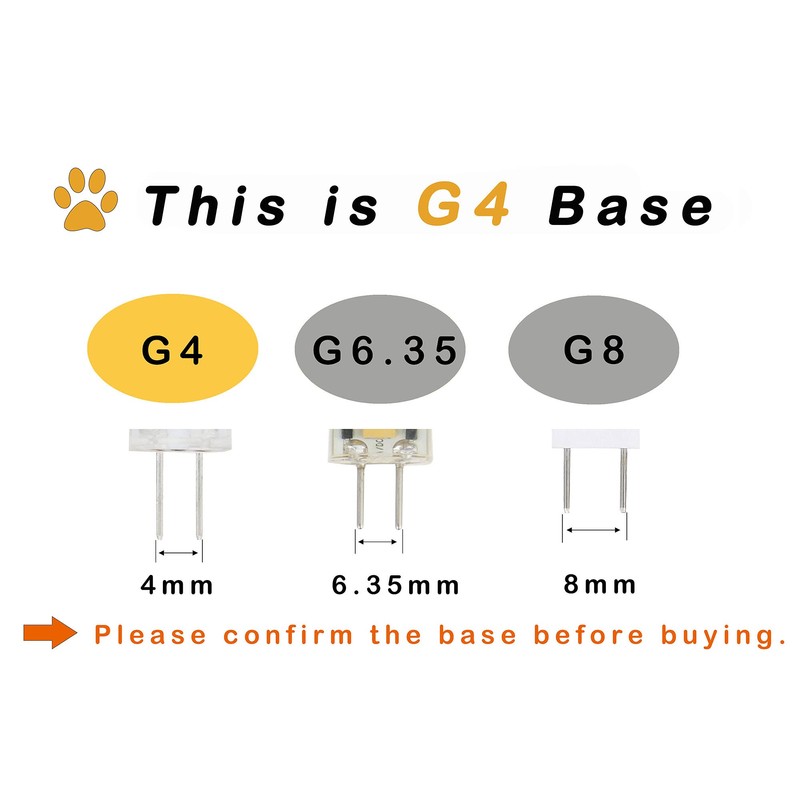 Lamsky G4 LED Bulb Bi-Pin Base AC 12V 24V G4