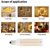 E11 LED Bulb 1200LM 136LED Dimmable Replacement Bulb for Chandelier