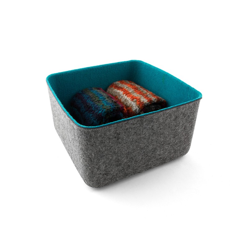 Three By Three Seattle Felt Organizer, Blue (48013), 7 x