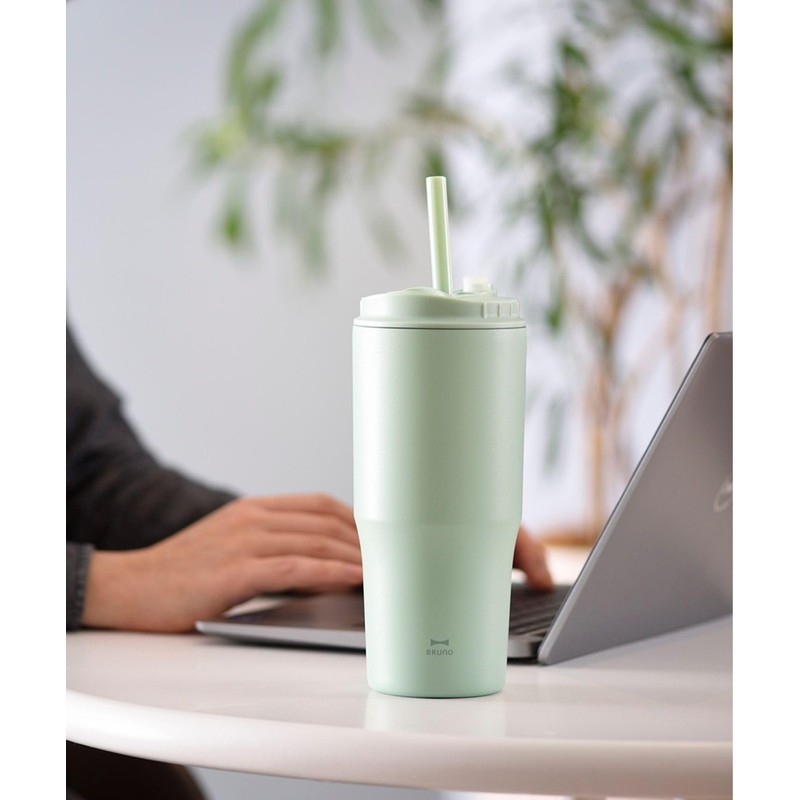 BRUNO 2-WAY Straw Tumbler L Green No Size BHK323-GR