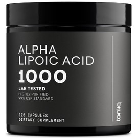 Toniiq 1000mg Ultra High Strength Alpha Lipoic Acid Capsules
