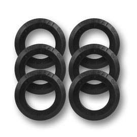 Adaptador flexible de tanque de 1 1/2 pulgadas (mamparo) – Paquete de 6