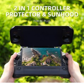 2-in-1 Protective Cover for DJI RC Plus Remote Controller Sun Hood Compatible with DJI Inspire 3/AGRAS T50 T25 T40/Matrice M30 M30T Drone Accessories