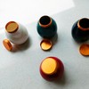 Small Egg Shape Ceramic Urn for Human or Pet Ashes