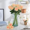 Justoyou Silk Artificial Rose Flowers Bridal Bouquet Flowers