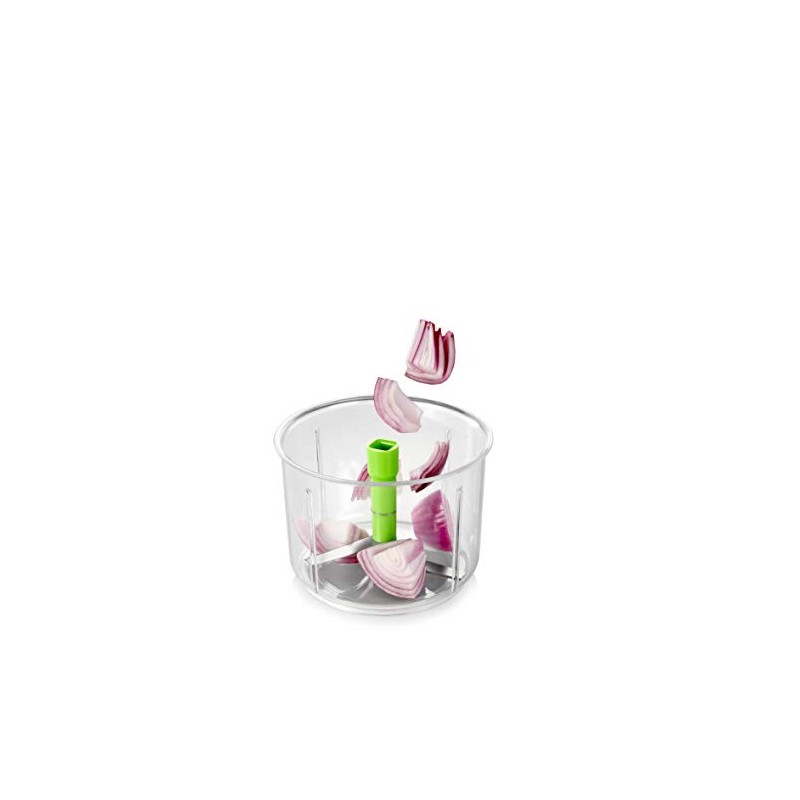 Tescoma Tritatutto 643874 Manual Handy Hand Chopper Steel White/Green